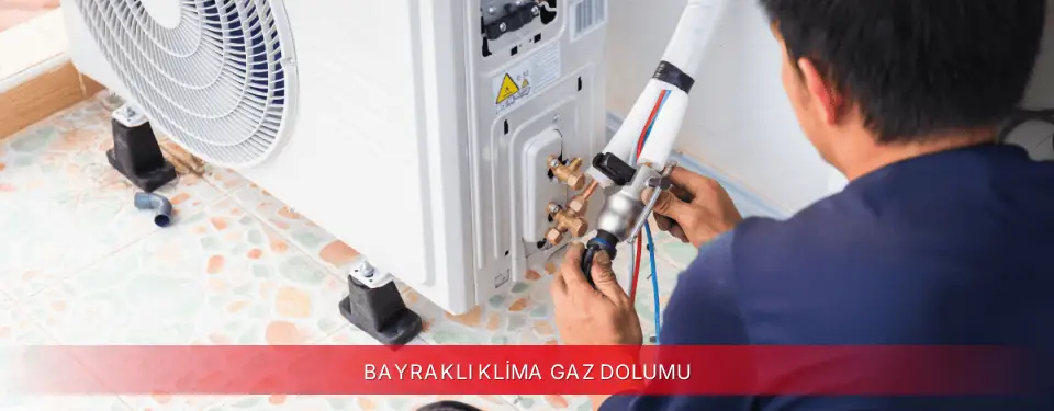 Bayraklı İlçemi Awox Klima Gaz Dolumu